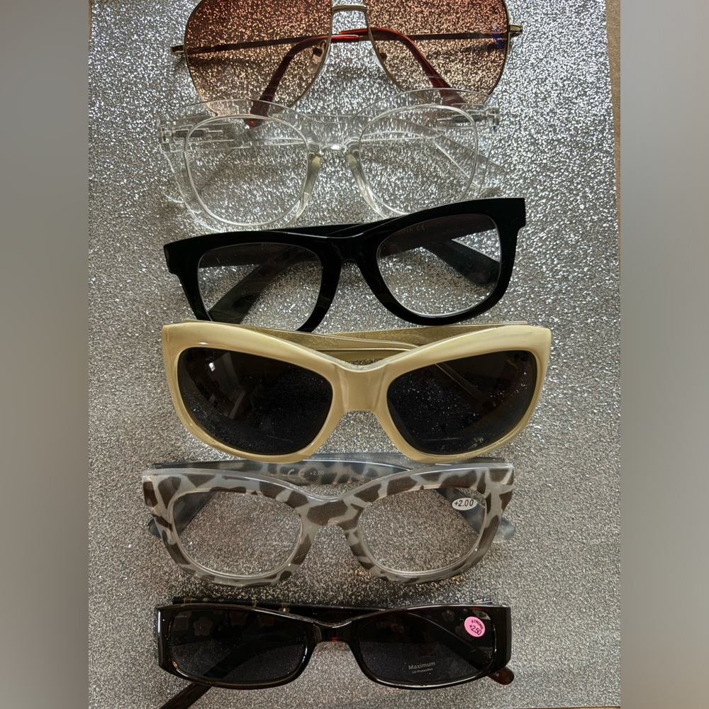 6 Pairs of Reading and Sun glasses